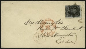 Sale 913, Lot 643, 1867-68 Grilled Issue