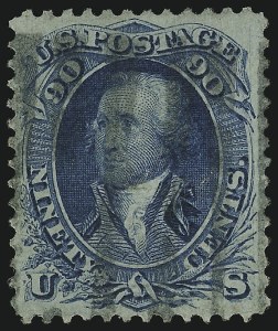 Sale 913, Lot 662, 1867-68 Grilled Issue