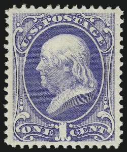 Sale 913, Lot 723, 1870-88 Bank Note Issues (Scott 145 thru 166)