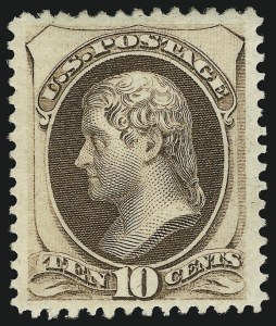 Sale 913, Lot 745, 1870-88 Bank Note Issues (Scott 145 thru 166)