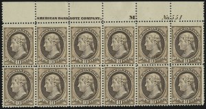 Sale 913, Lot 772, 1870-88 Bank Note Issues (Scott 205 thru 218)