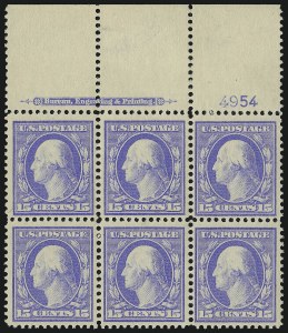 Sale 913, Lot 842, 1908-23 Issues (Scott 368 thru 389)