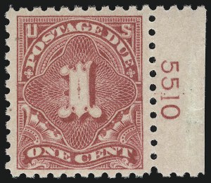 Sale 913, Lot 907, Registration, Postage Due