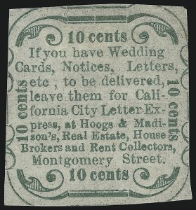 Sale 913, Lot 946, Local Posts