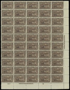 Sale 913, Lot 973, Complete Sheets and Panes