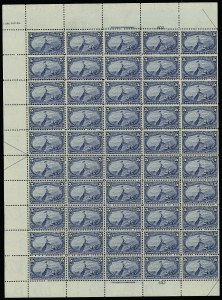 Sale 913, Lot 981, Complete Sheets and Panes