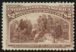 Sale 914, Lot 1016, 1893 Columbian Issue, $2.00 Columbian (242) Sale 914, Lot 1016, 1893 Columbian Issue