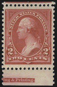 Sale 914, Lot 1063, 1894-98 Bureau Issues (Scott 246 thru 263)