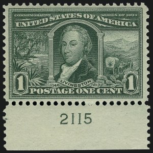 Sale 914, Lot 1294, Louisiana Purchase, Jamestown Issues