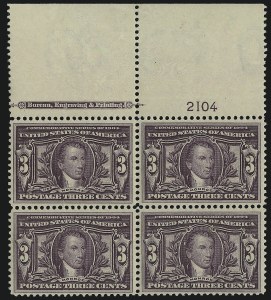 Sale 914, Lot 1297, Louisiana Purchase, Jamestown Issues
