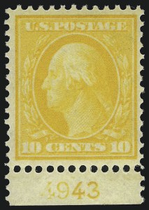 Sale 914, Lot 1330, 1908-09 Washington-Franklin Issues (Scott 331 thru 356)