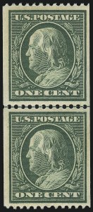 Sale 914, Lot 1352, 1908-09 Washington-Franklin Issues (Scott 331 thru 356)