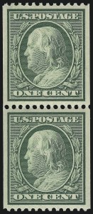 Sale 914, Lot 1353, 1908-09 Washington-Franklin Issues (Scott 331 thru 356)