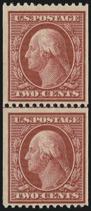 Sale 914, Lot 1358, 1908-09 Washington-Franklin Issues (Scott 331 thru 356)