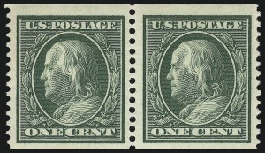 Sale 914, Lot 1369, 1908-09 Washington-Franklin Issues (Scott 331 thru 356)