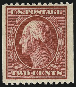 Sale 914, Lot 1439, 1908-12 Issues (Scott 367 to 396), 2c Carmine, Coil (386) Sale 914, Lot 1439, 1908-12 Issues (Scott 367 to 396)