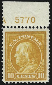 Sale 914, Lot 1534, 1912-23 Issues (Scott 405 to 423)