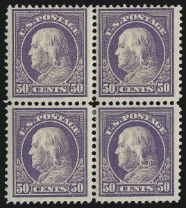Sale 914, Lot 1554, 1912-23 Issues (Scott 405 to 423), 50c Violet (422) Sale 914, Lot 1554, 1912-23 Issues (Scott 405 to 423)