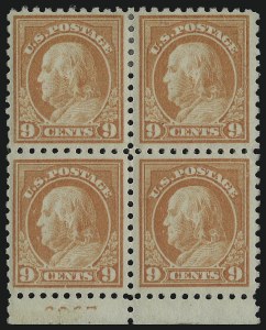 Sale 914, Lot 1666, 1912-23 Issues (Scott 459 to 480)
