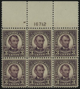 Sale 914, Lot 1827, 1922-29 and Later Issues (Scott 551 to 599A)