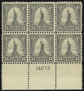 Sale 914, Lot 1842, 1922-29 and Later Issues (Scott 551 to 599A)