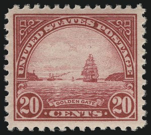 Sale 914, Lot 1843, 1922-29 and Later Issues (Scott 551 to 599A)