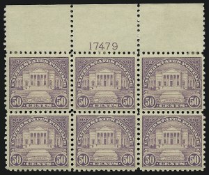 Sale 914, Lot 1850, 1922-29 and Later Issues (Scott 551 to 599A)