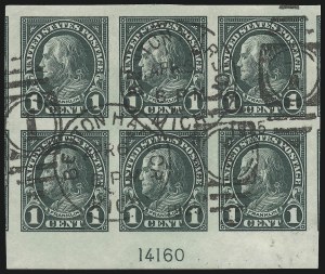 Sale 914, Lot 1862, 1922-29 and Later Issues (Scott 551 to 599A)