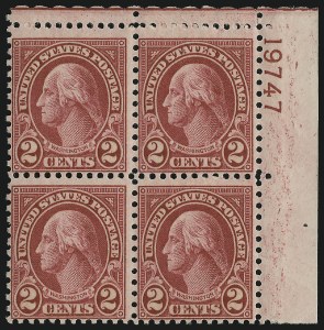 Sale 914, Lot 1917, 1922-29 and Later Issues (Scott 617 to 834)
