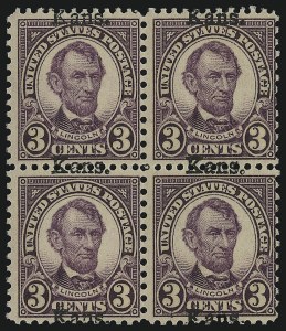Sale 914, Lot 1924, 1922-29 and Later Issues (Scott 617 to 834)