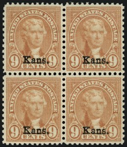 Sale 914, Lot 1925, 1922-29 and Later Issues (Scott 617 to 834)