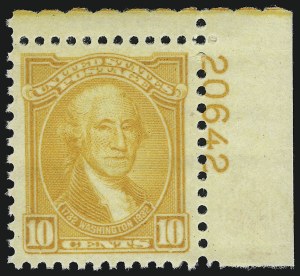 Sale 914, Lot 1934, 1922-29 and Later Issues (Scott 617 to 834)