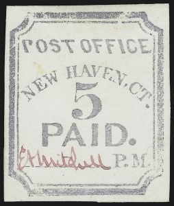 Sale 914, Lot 2, Postmasters