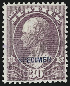 Sale 914, Lot 2252, Official Specimens