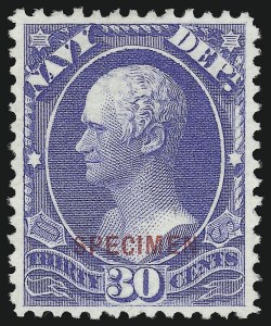 Sale 914, Lot 2253, Official Specimens