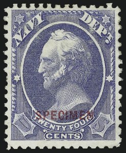 Sale 914, Lot 2261, Official Specimens