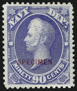 Sale 914, Lot 2262, Official Specimens