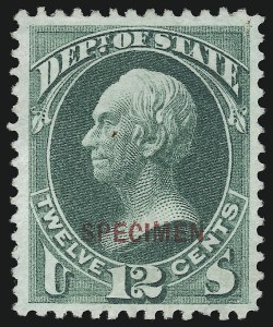 Sale 914, Lot 2277, Official Specimens