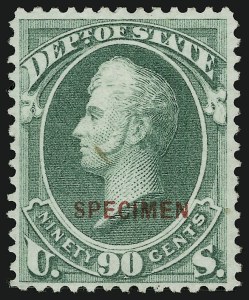 Sale 914, Lot 2278, Official Specimens