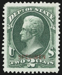 Sale 914, Lot 2283, Official Specimens