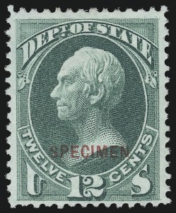 Sale 914, Lot 2285, Official Specimens