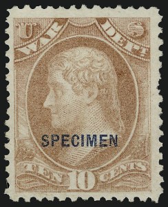 Sale 914, Lot 2295, Official Specimens