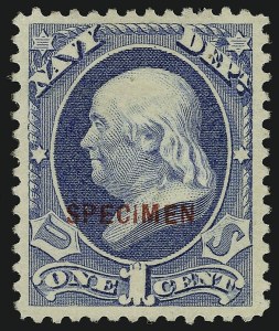 Sale 914, Lot 2303, Official Specimens