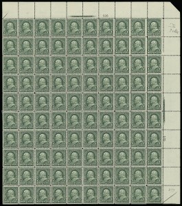 Sale 914, Lot 2538, Sheets and Large Multiples