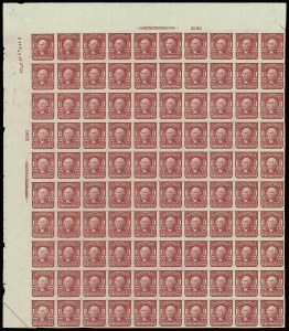 Sale 914, Lot 2542, Sheets and Large Multiples