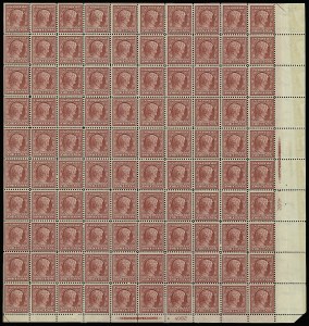 Sale 914, Lot 2545, Sheets and Large Multiples