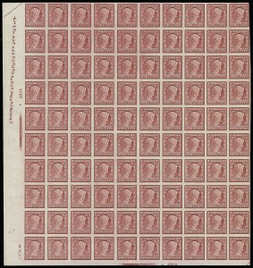 Sale 914, Lot 2546, Sheets and Large Multiples