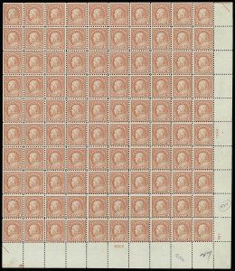 Sale 914, Lot 2555, Sheets and Large Multiples