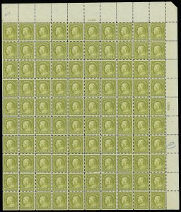 Sale 914, Lot 2570, Sheets and Large Multiples