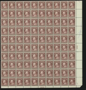 Sale 914, Lot 2571, Sheets and Large Multiples